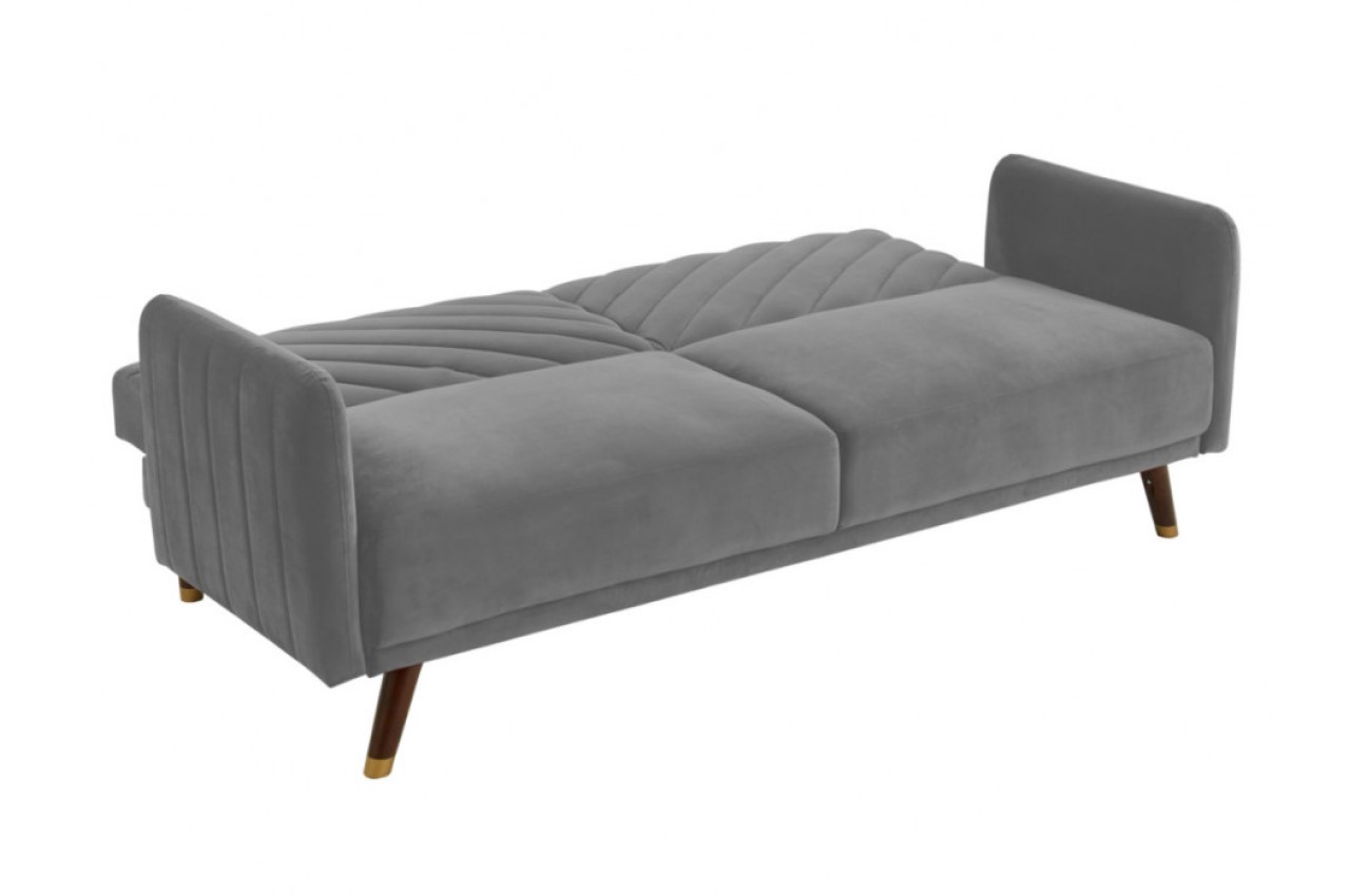 3er-Sofa Joris - mit Schlaffunktion - Grau | Sofas zum ...