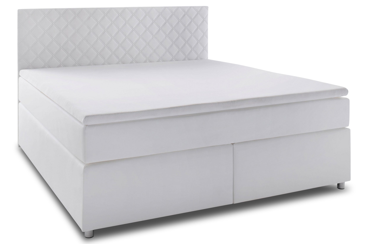 meise.möbel Boxspringbett 180x200 Fly Weiss mit