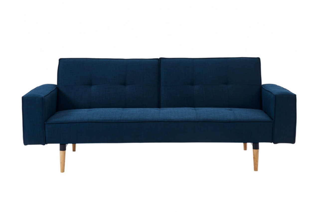 3er-Sofa Seduva - mit Schlaffunktion - Blau | Sofas zum ...