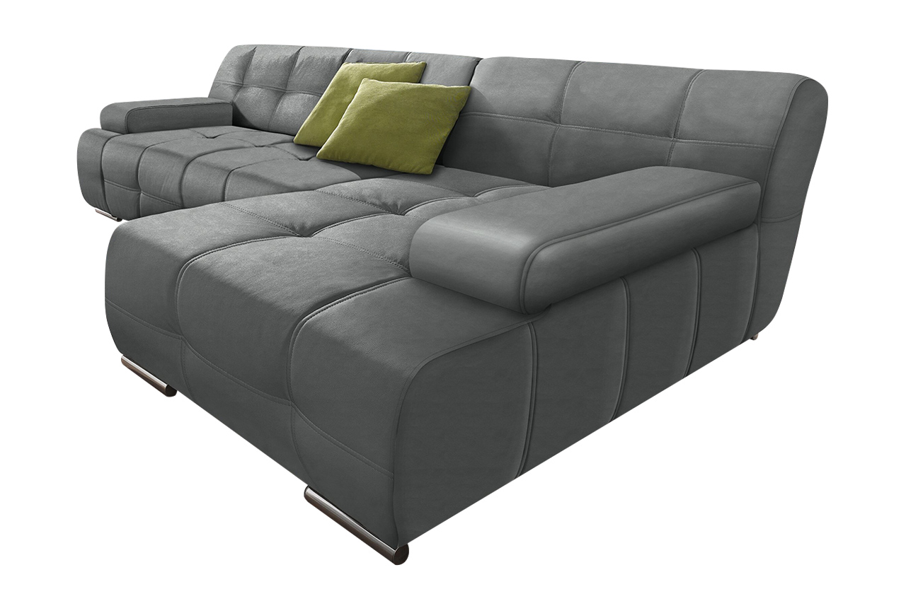 Sofa L-Form rechts - Grau | Sofas zum halben Preis